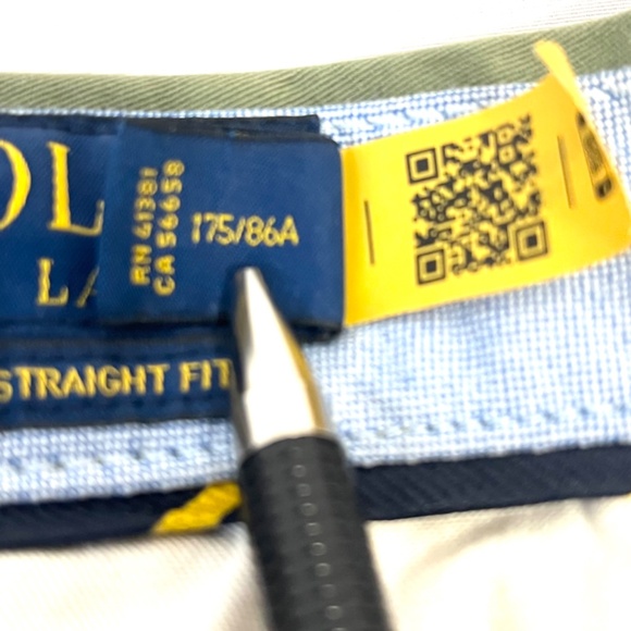 Polo Ralph Lauren Bedford Stretch Straight Fit Chino Pant | Green | Size 33X32 - Picture 4 of 14